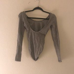 American Apparel Backless Bodysuit